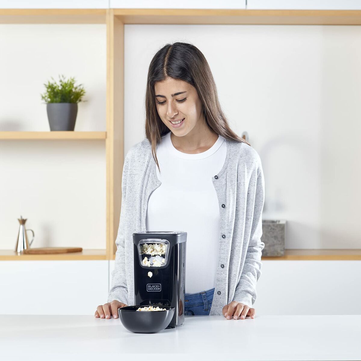 Popcornmachine Black & Decker ES9680100B Zwart 1100 W